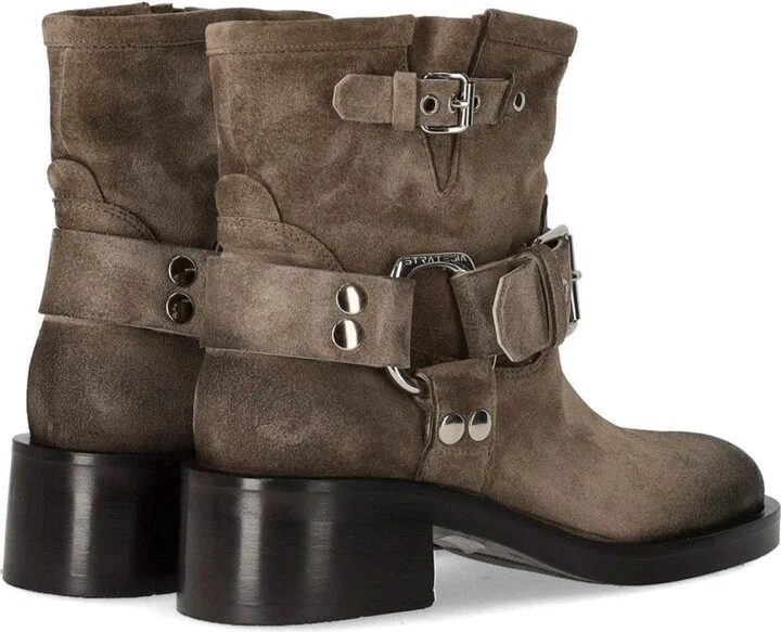 Strategia Beige Biker Boot - Image 4