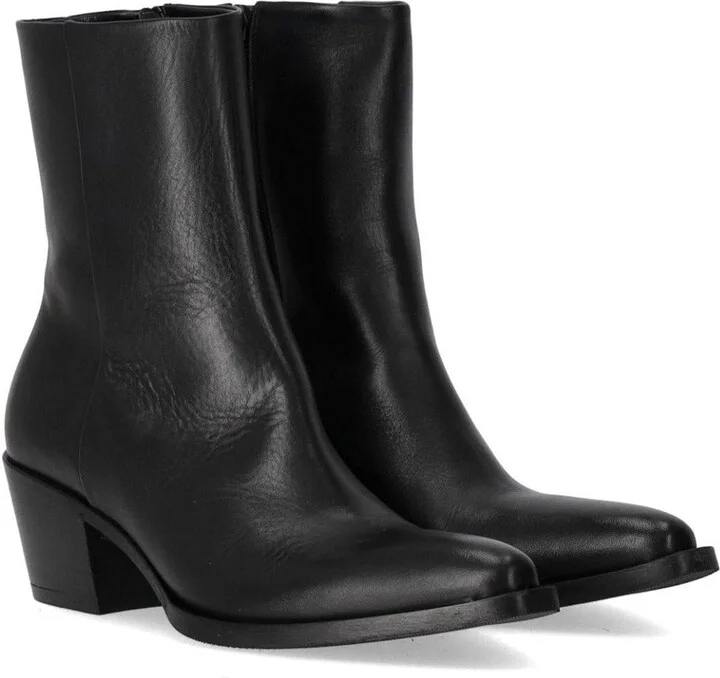 Strategia Black Heeled Ankle Boot - Image 2