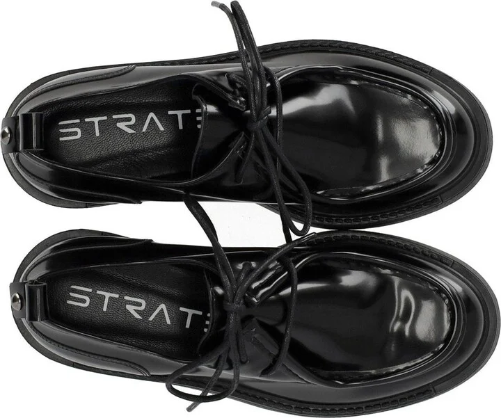 Strategia Black Lace-Up Shoe - Image 5