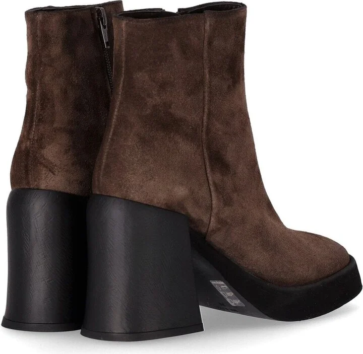 Strategia Hombre Brown Heeled Ankle Boot - Image 4