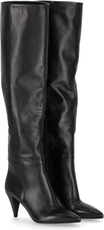 Strategia Scout Black Heeled High Boot - Image 2