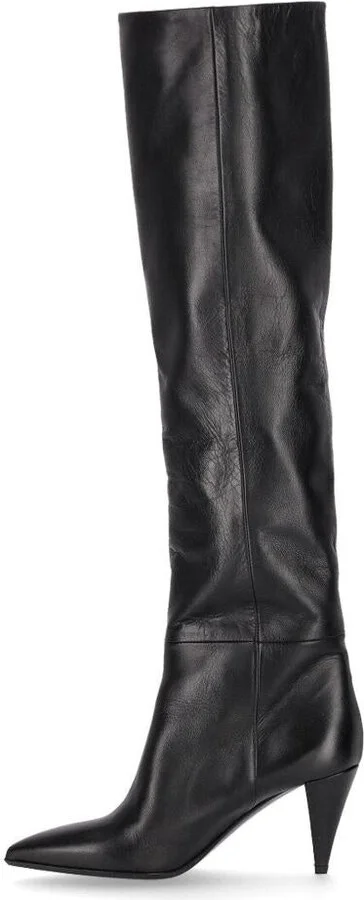 Strategia Scout Black Heeled High Boot - Image 3
