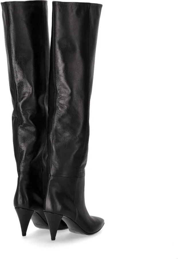 Strategia Scout Black Heeled High Boot - Image 4