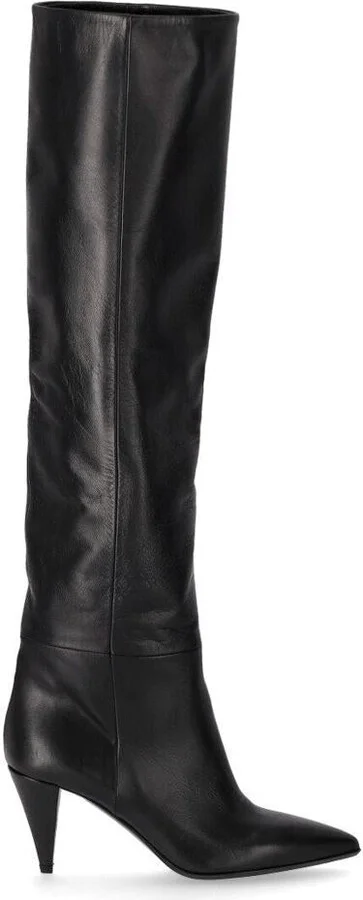 Strategia Scout Black Heeled High Boot