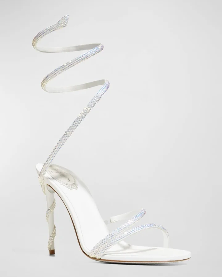 Strauss Snake Ankle-Wrap Sandals - Image 3