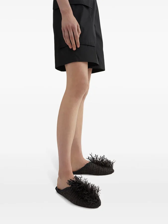 Straw-Embellished Slippers - Image 5