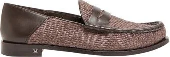 Straw loafers