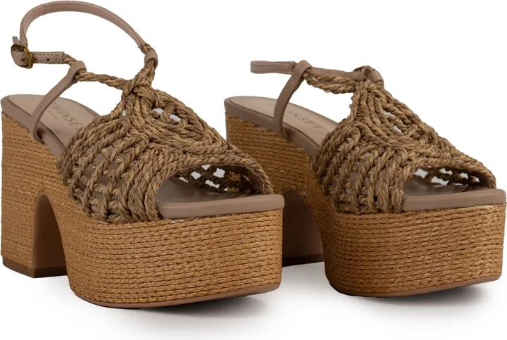 Straw Wedge Shoes - Image 3