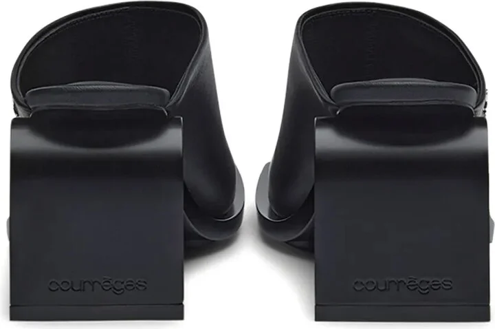 Stream 75mm leather mules - Image 3