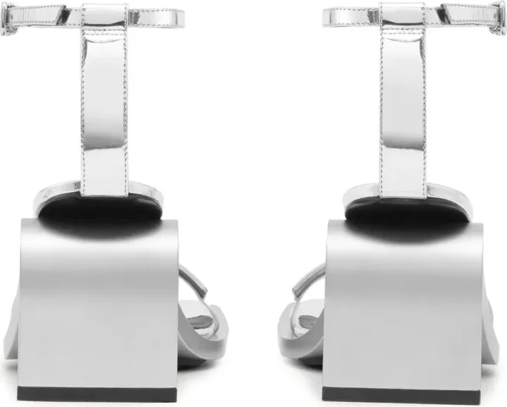 Stream Mirror 70mm leather sandals - Image 4