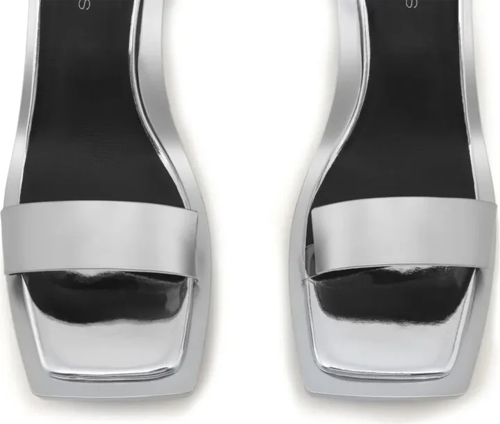 Stream Mirror 70mm leather sandals - Image 5