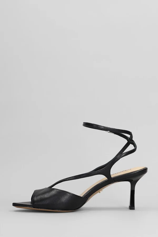Streep 65 Sandals In Black Leather - Image 3