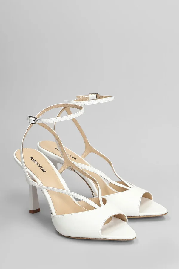 Streep 95 Sandals In White Leather - Image 2
