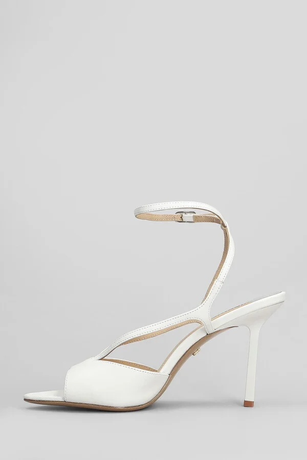 Streep 95 Sandals In White Leather - Image 3