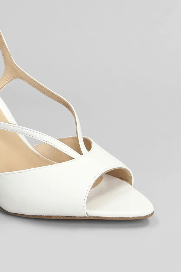 Streep 95 Sandals In White Leather - Image 5