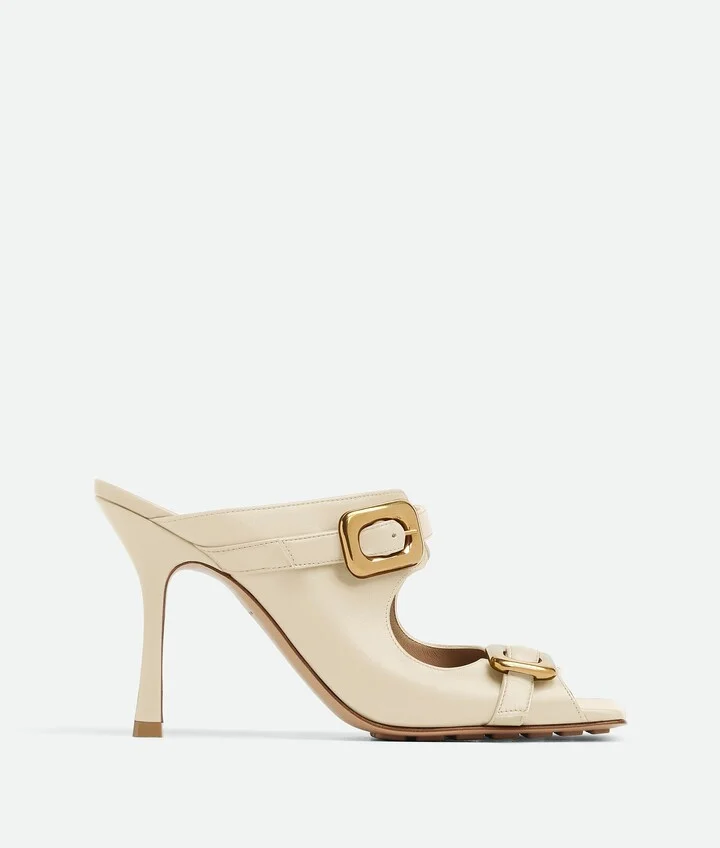 Stretch Buckle Mule Sandal