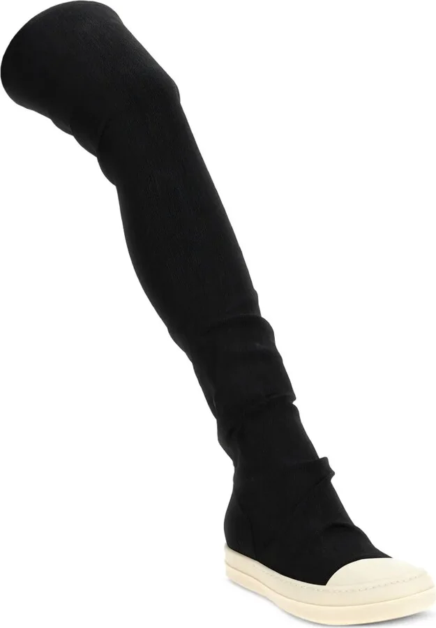 Stretch-Fabric Sock Boots - Image 2