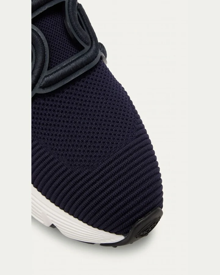 Stretch Knit Chain Runner Sneakers - Image 9