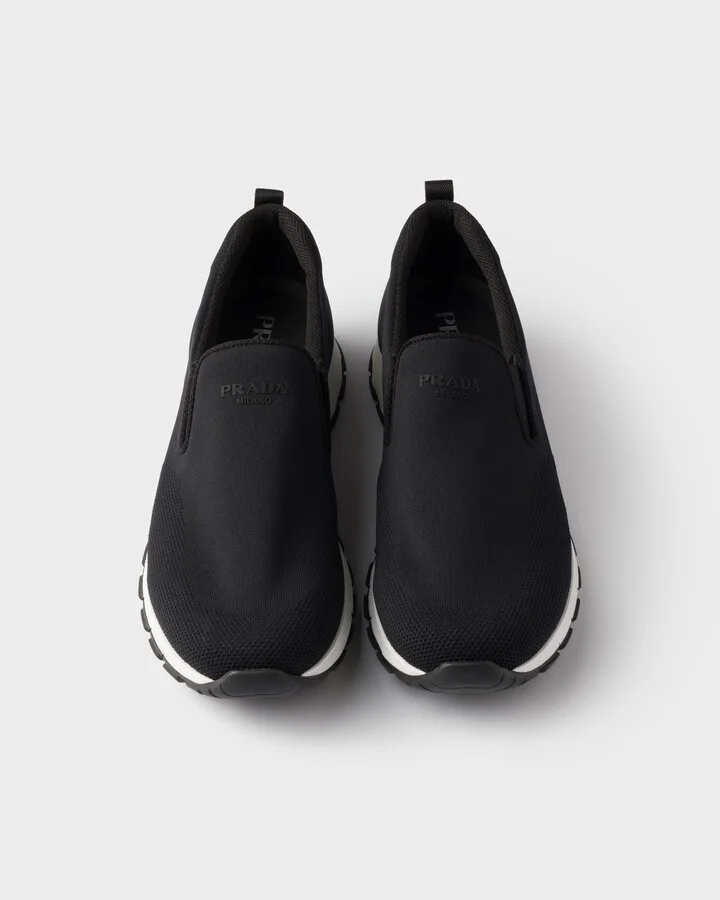 Stretch knit slip-on sneakers - Image 3