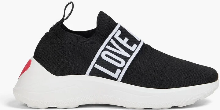 Stretch-knit sneakers