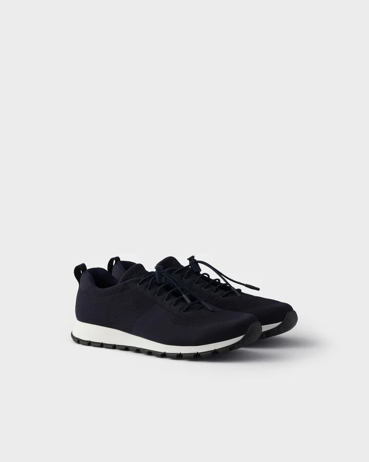 Stretch knit sneakers