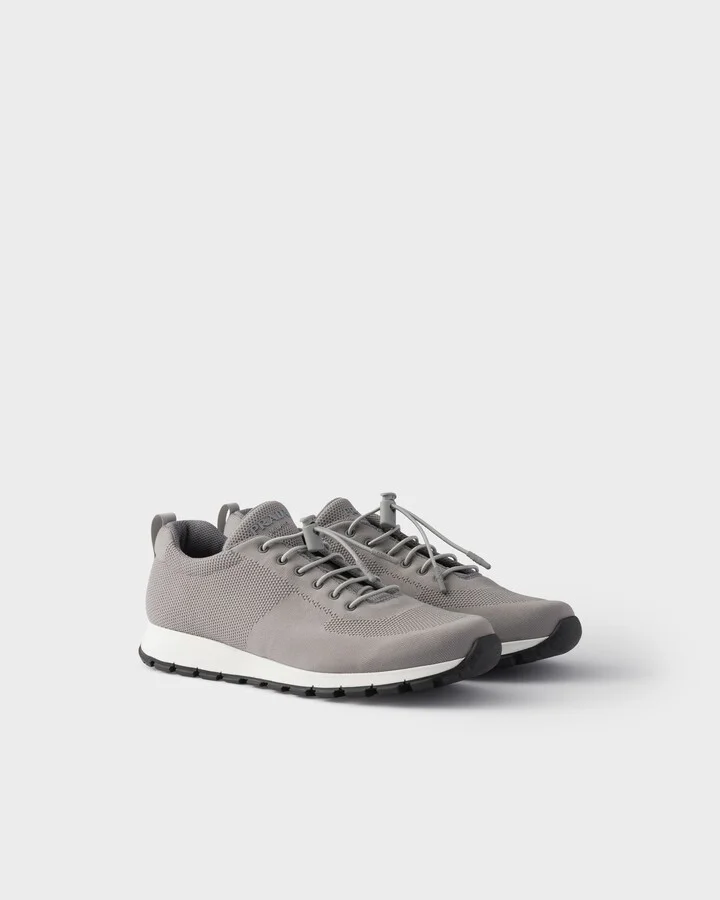 Stretch knit sneakers