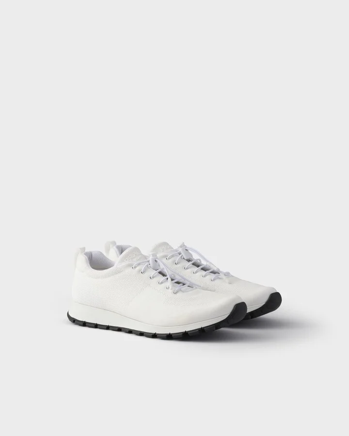 Stretch knit sneakers