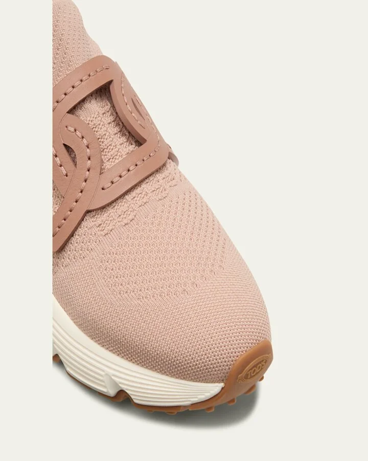 Stretch Knit Sport Slip-On Sneakers - Image 6