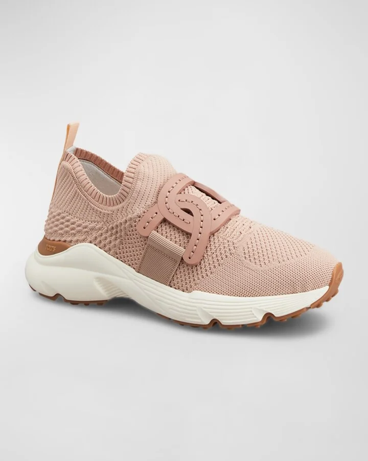 Stretch Knit Sport Slip-On Sneakers - Image 4