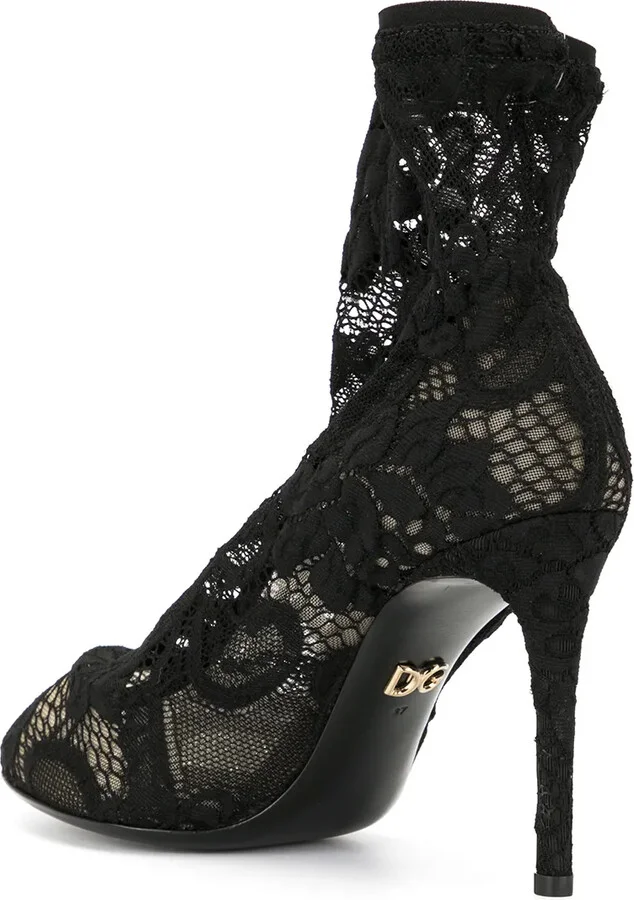 Stretch Lace Boots - Image 3