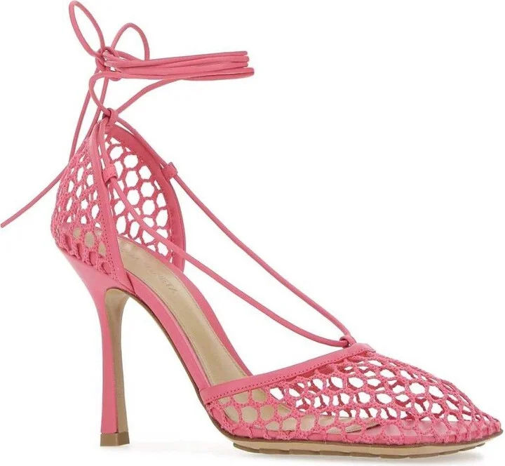 Stretch Lace-up Sandals - Image 2