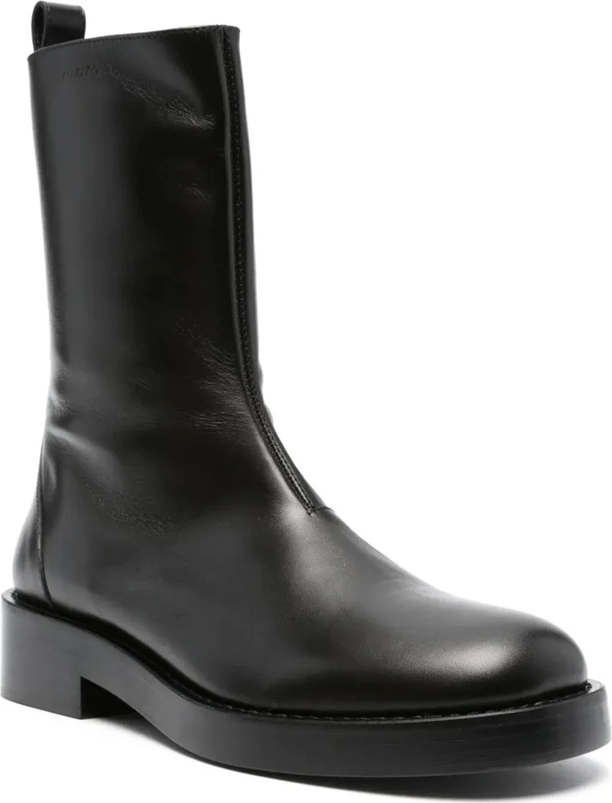 Stretch Leather Boots - Image 2