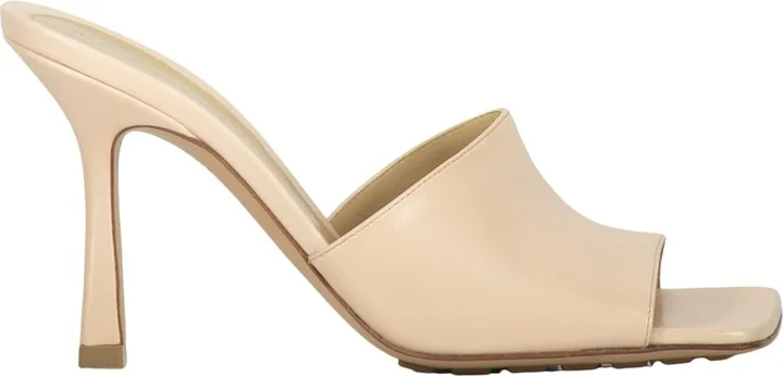 Stretch Leather Mules