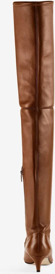 Stretch Leather Over-the-Knee Boot - Image 9