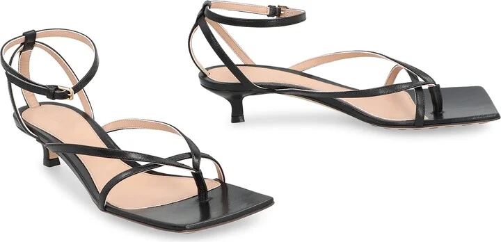 Stretch Leather Sandals - Image 3