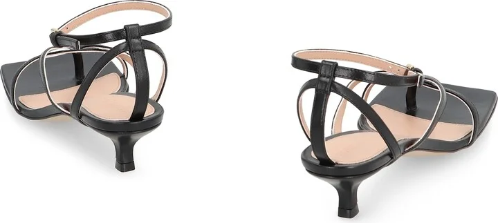Stretch Leather Sandals - Image 4
