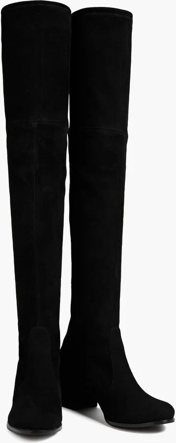 Stretch-suede over-the-knee boots - Image 2