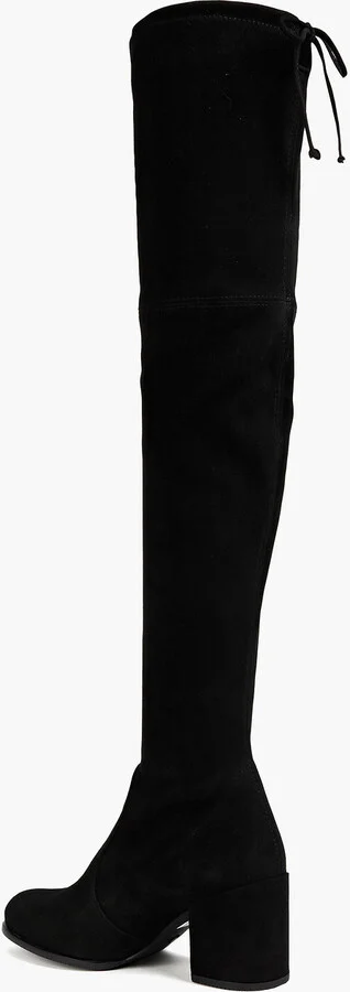 Stretch-suede over-the-knee boots - Image 3