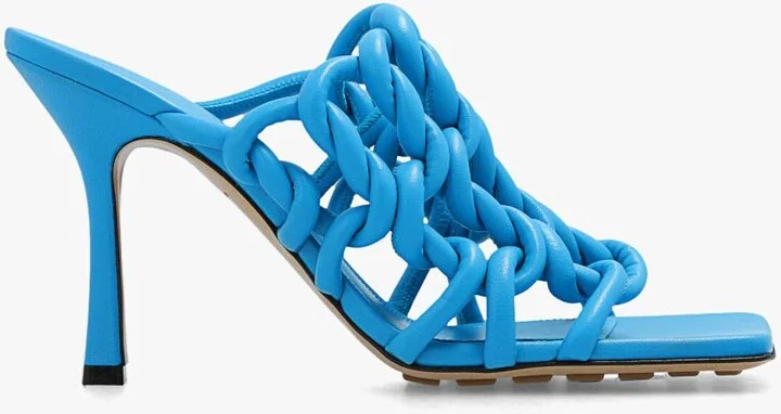 'stretch Twist' Heeled Mules
