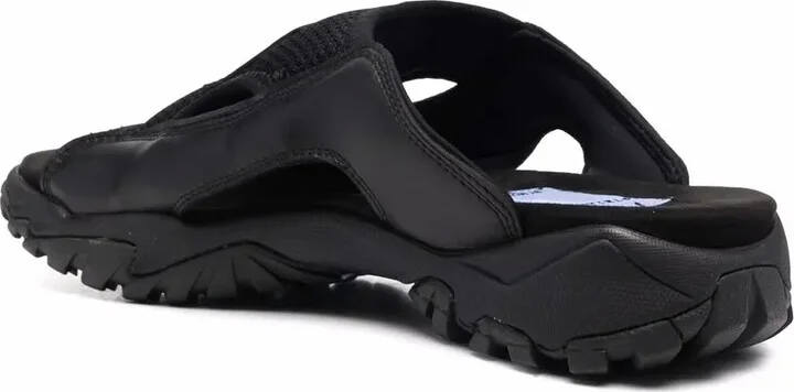 Striae leather sliders - Image 3