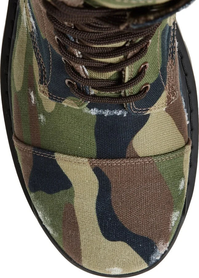 Strike Camo Canvas Combat Boot - Image 5