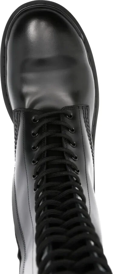 Strike lace-up leather boots - Image 4