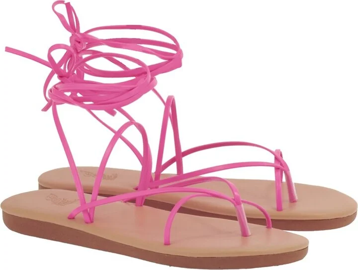 String Flip Flop Leather Sandal