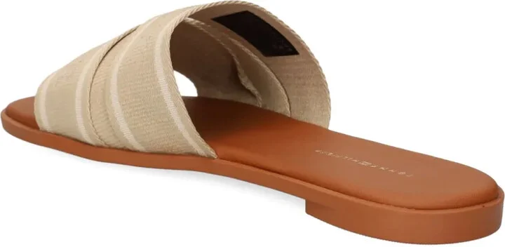 Stripe-Band Slide Sandals - Image 3