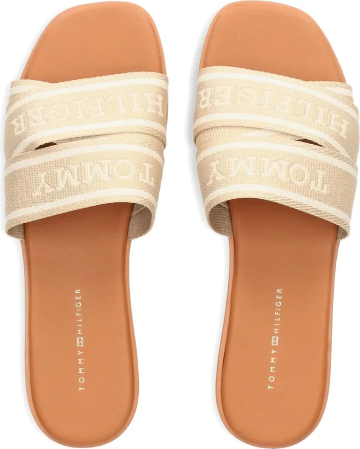 Stripe-Band Slide Sandals - Image 4