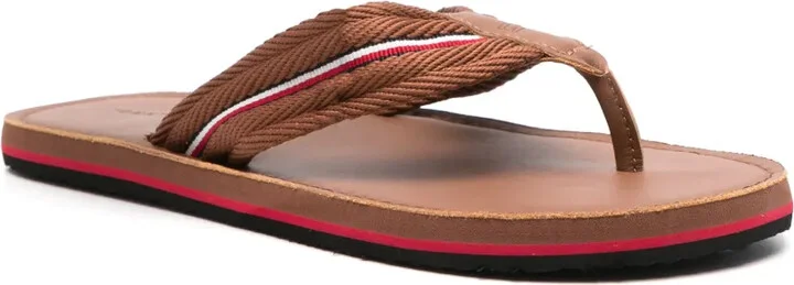 Stripe-Detail Flip Flops - Image 2