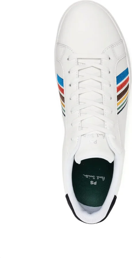 Stripe-Detail Lace-Up Sneakers - Image 4