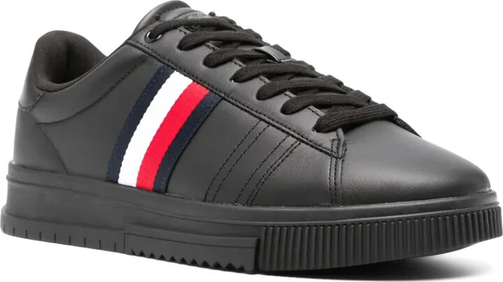 Stripe-Detail Lace-Up Sneakers - Image 2