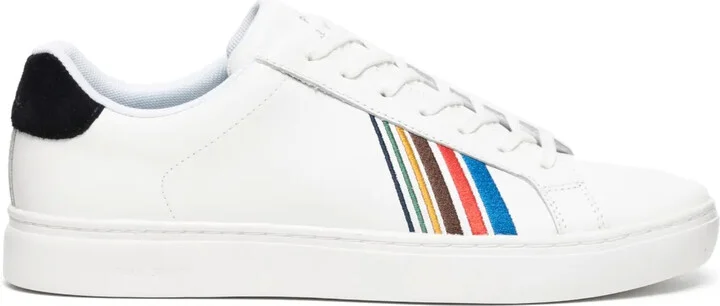 Stripe-Detail Lace-Up Sneakers