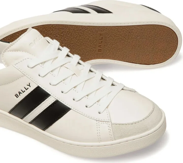 Stripe-Detail Leather Sandals - Image 4